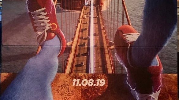 Image for That nightmarish Sonic movie poster is real