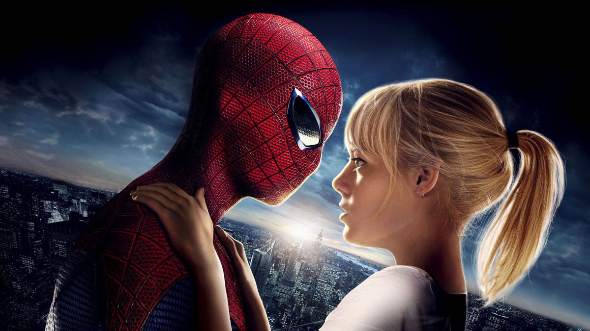 Spider-Man and Emma Stone as Gwen Stacy