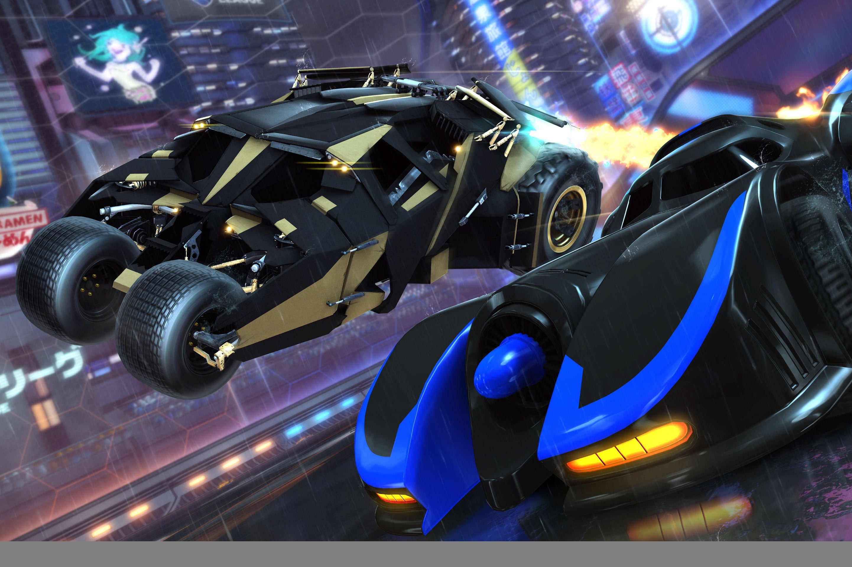 The Batmobile comes to Rocket League next month as part of the DC Super  Heroes DLC pack 