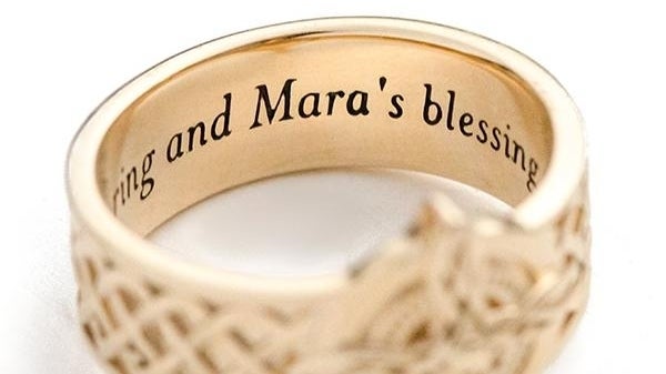 Image for The Elder Scrolls Ritual of Mara 10K gold ring will set you back $1000