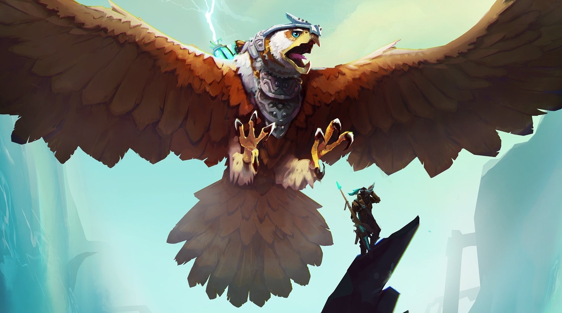 Image for The Falconeer review - I love that we live in a world where there's a launch title like this