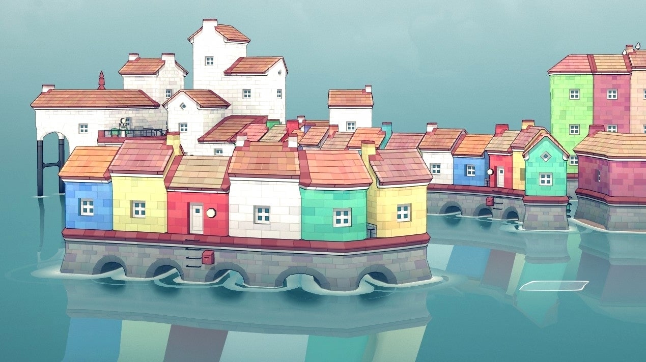Image for The joy of sculpting beautiful little towns in Townscaper