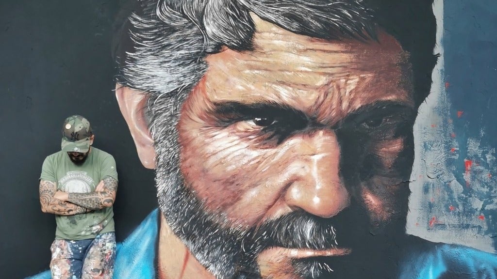 Immagine di The Last of Us Parte 1: Joel ha un meraviglioso murale a Baronissi in provincia di Salerno e Naughty Dog lo adora!