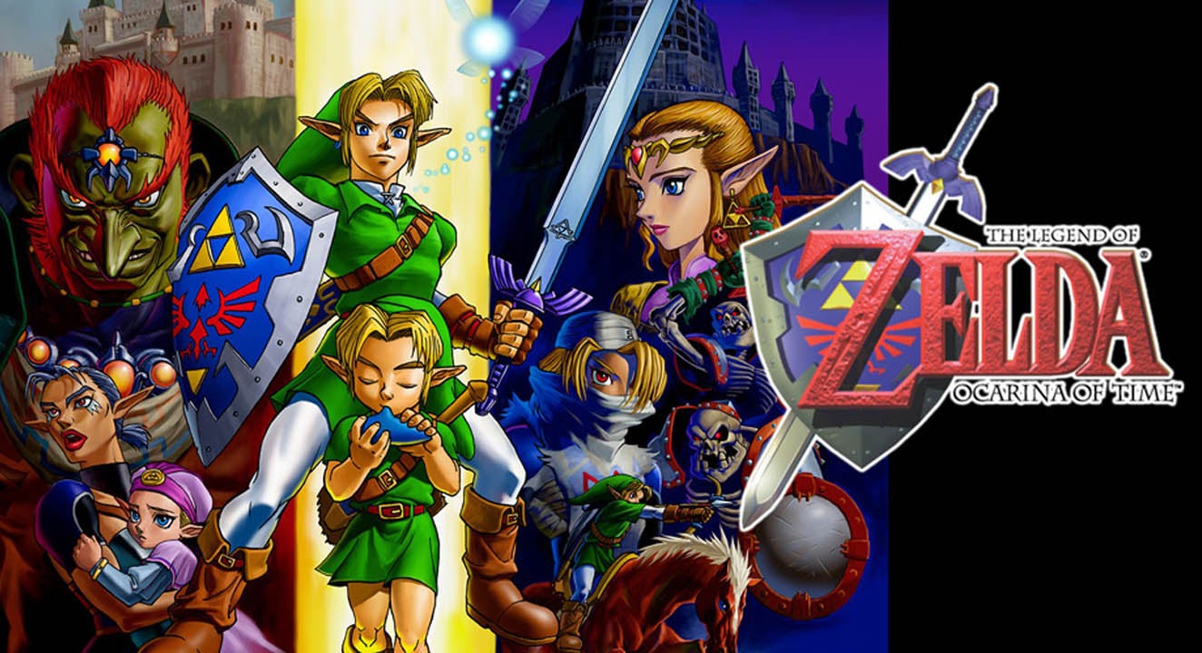 Afbeeldingen van The Legend of Zelda: Ocarina of Time opgenomen in Video Game Hall of Fame