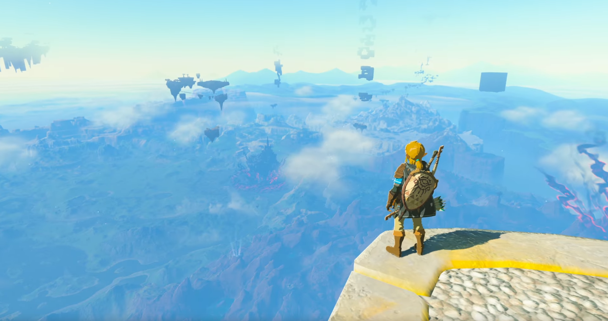 Imagem para Zelda: Tears of the Kingdom comparado com Breath of the Wild