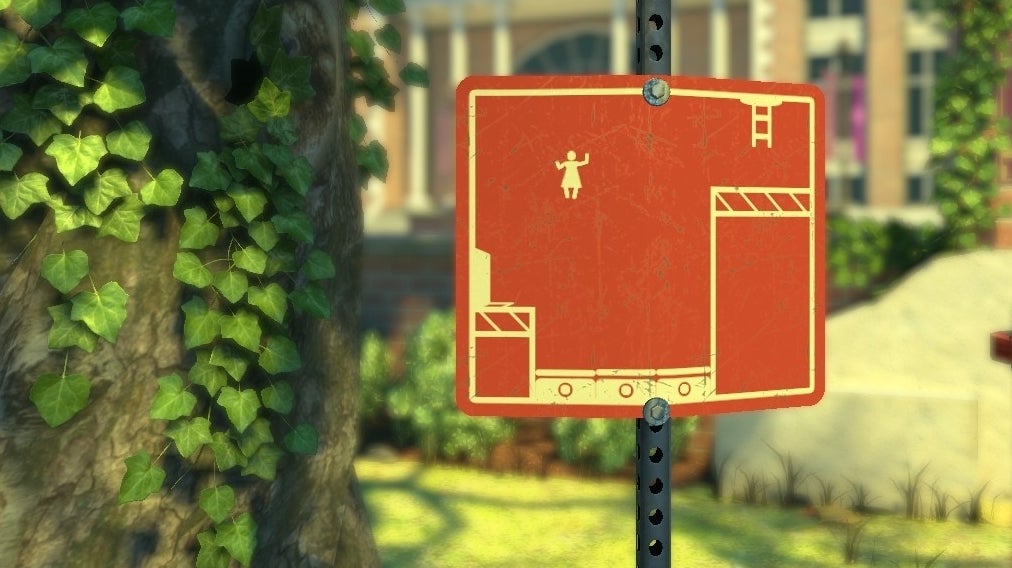 Image for The Pedestrian review - a short, summery 2D platformer that turns signs into playgrounds