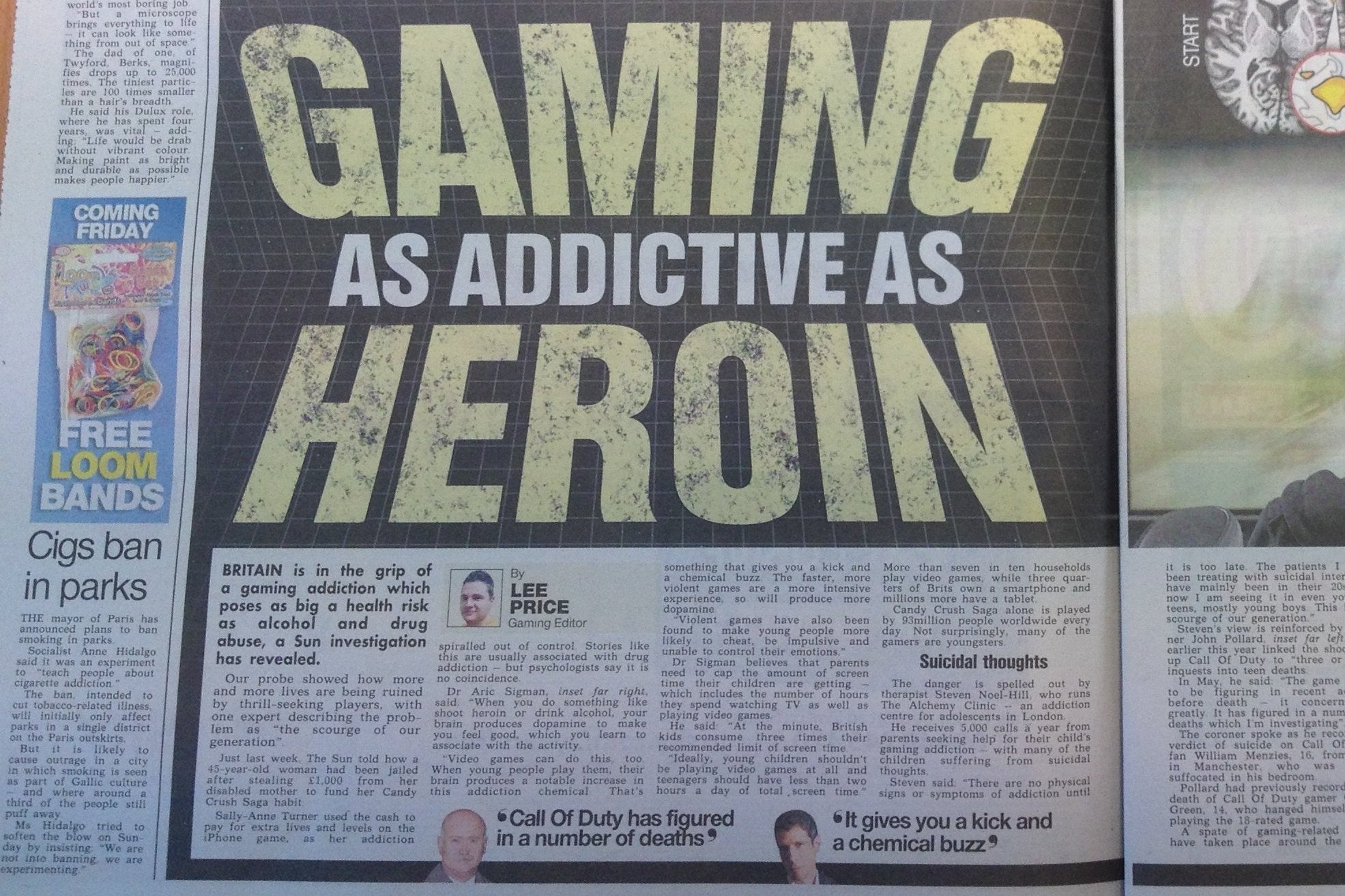 Image for The real story behind The Sun's "Gaming as addictive as heroin" headline