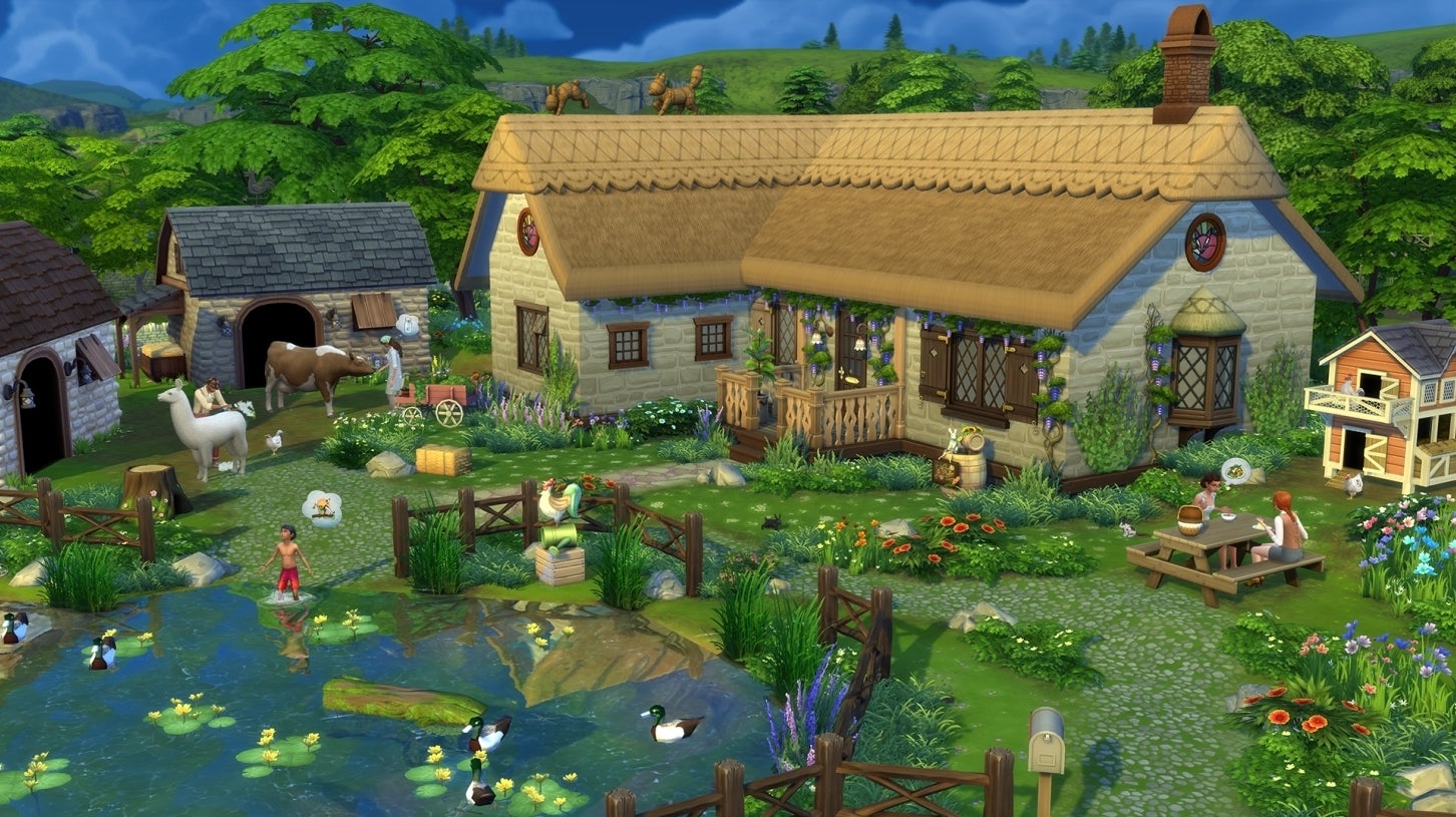 Image for The Sims 4's new Cottage Living expansion is all about the rural life and arrives this month