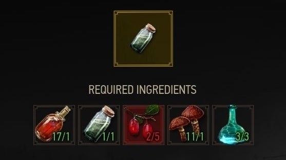 Image for The Witcher 3 Alchemy ingredient lists: How to make potions, bombs, decoctions, oils and substances