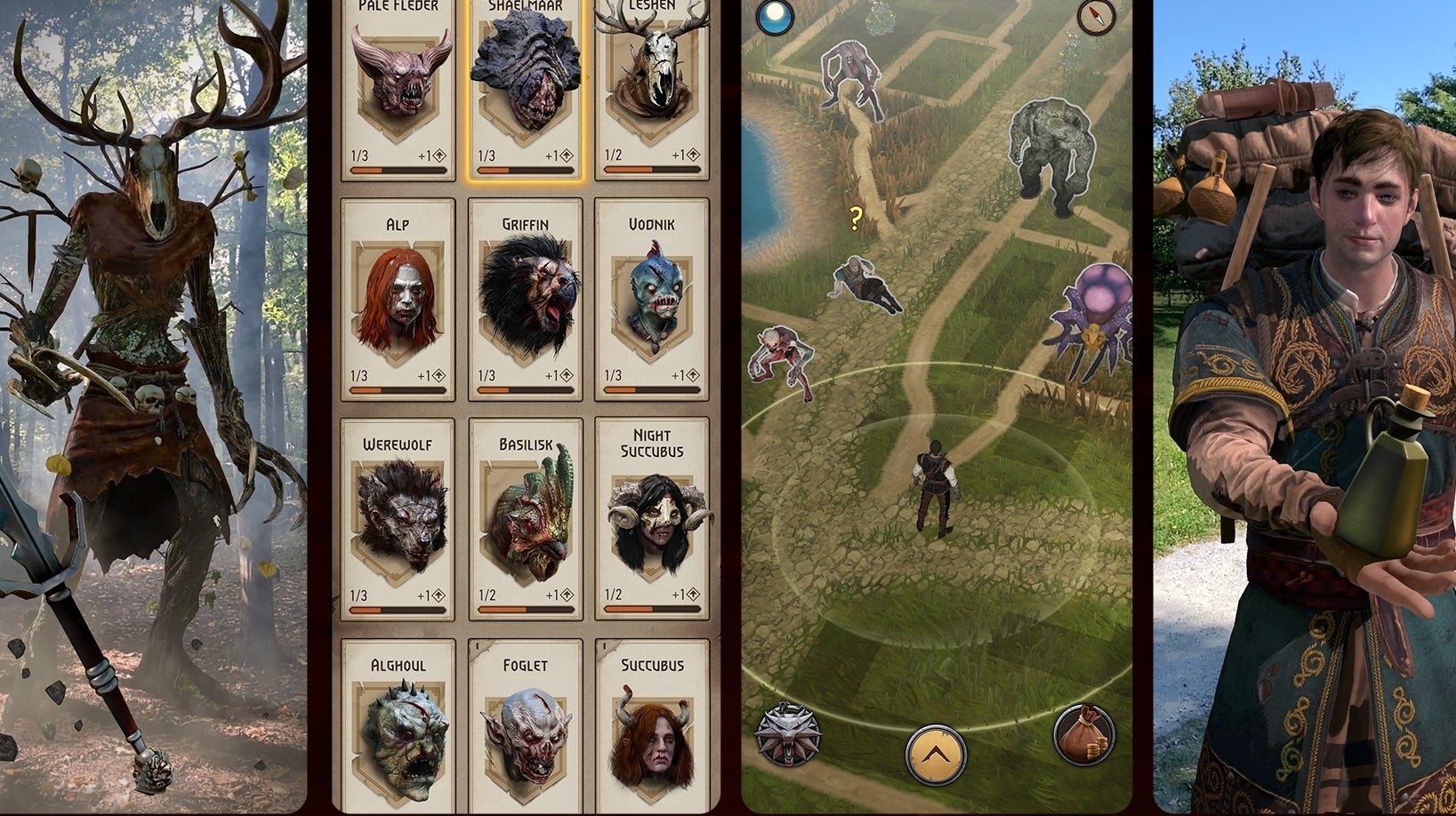 Image for The Witcher unveils augmented-reality free-to-play mobile spin-off Monster Slayer