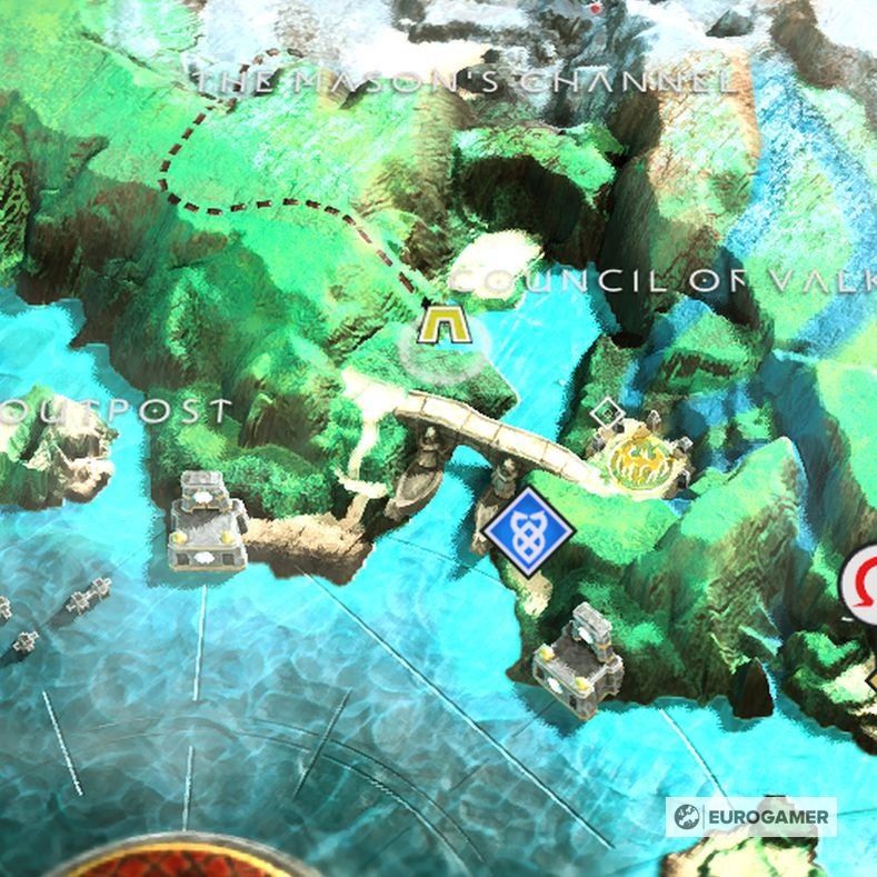 God of War Treasure Map locations   Where to find Don t Blink  Kneel Before God  Island of Light and other Treasure Maps - 45