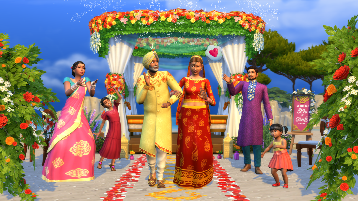 Here s a first official look at The Sims 4 s imminent wedding themed expansion - 50