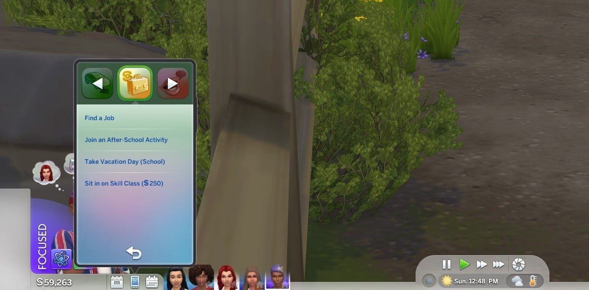 The Sims 4 after school activity