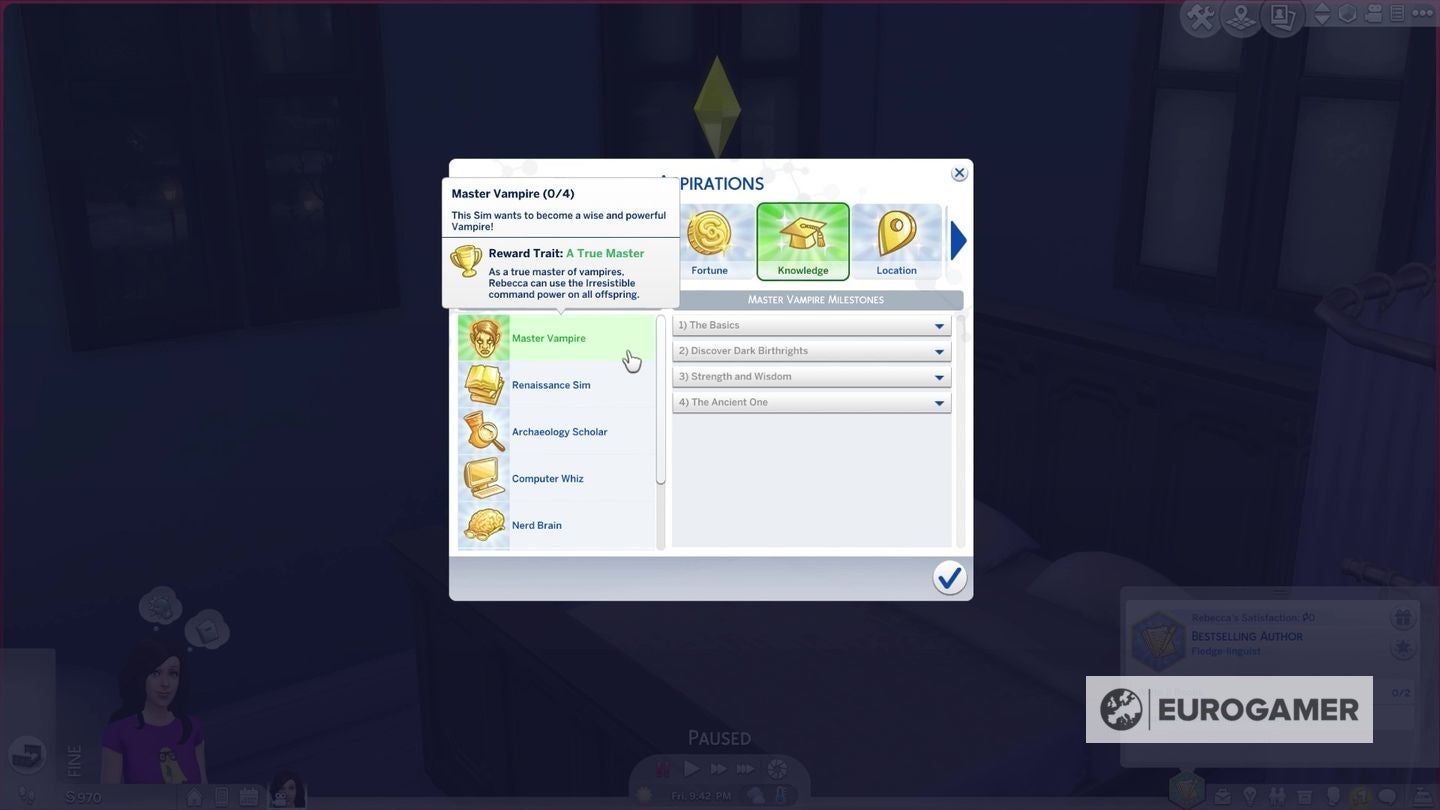 The Sims 4 Vampires explained  from how to become a vampire and back again with a vampire cure - 26