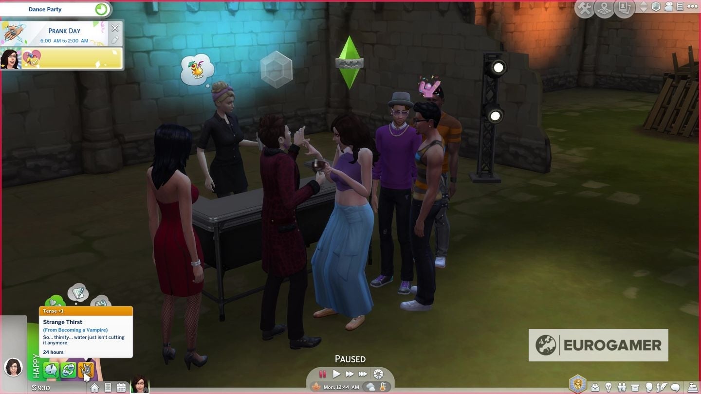 The Sims 4 Vampires Explained, From How To Become A Vampire And Back Again  With A Vampire Cure | Eurogamer.net