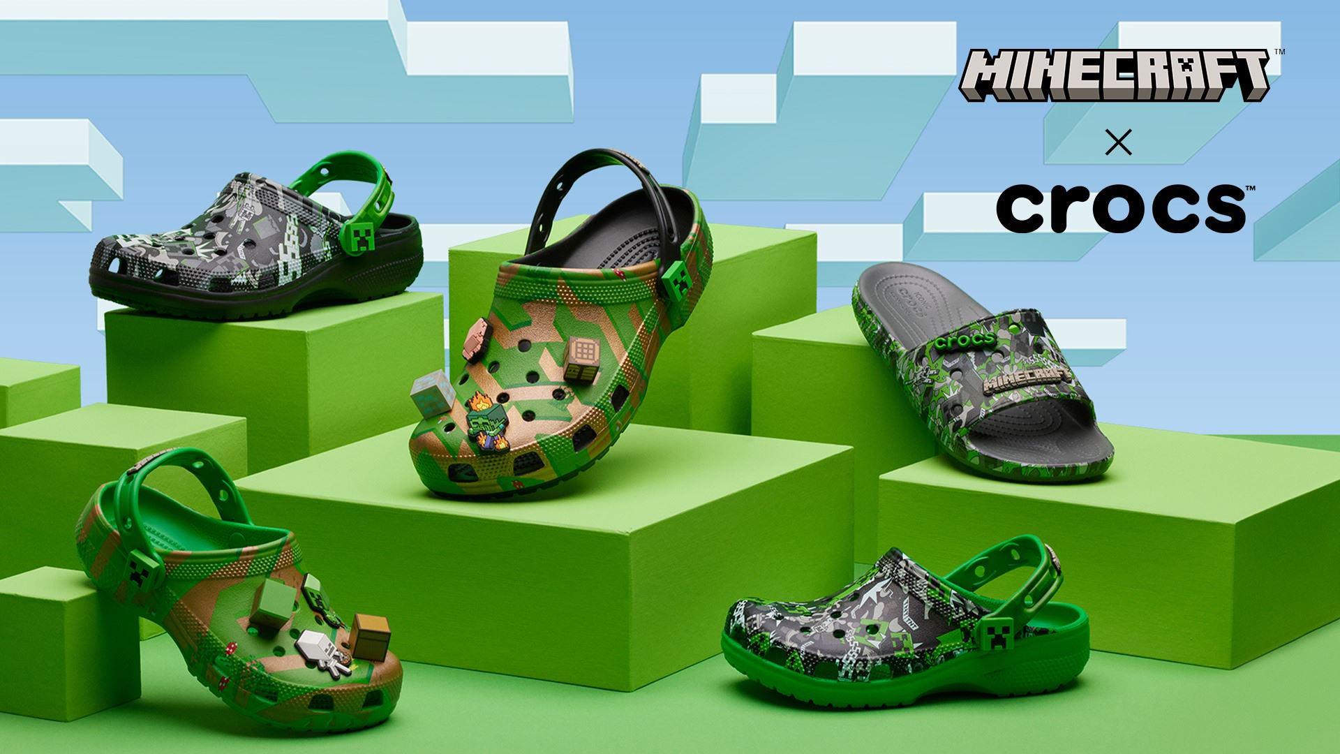 Image for You can soon buy those Minecraft-inspired Crocs you've always dreamed about