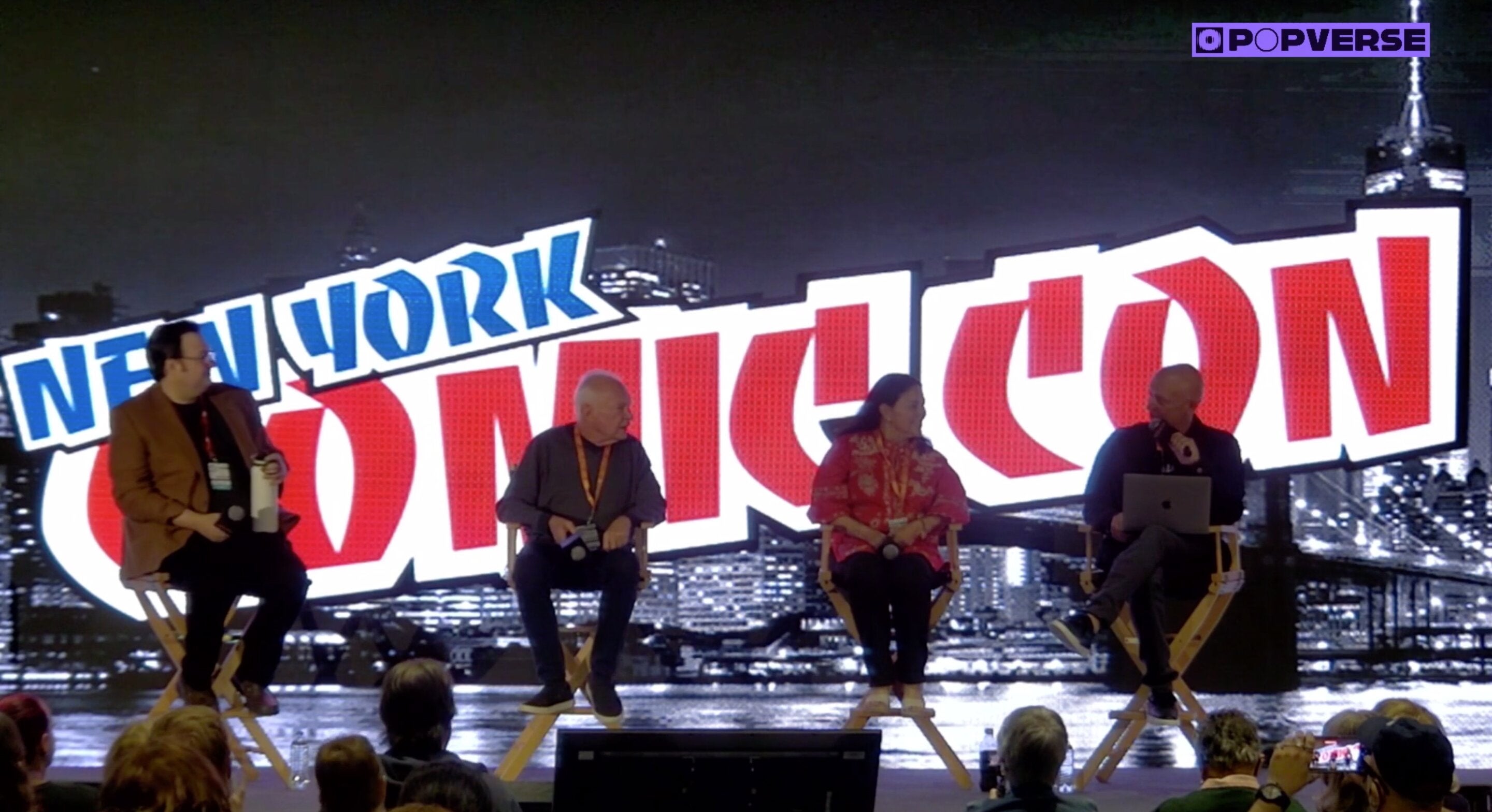 Image for Watch  Brandon Sanderson, Diana Gabaldon, Terry Brooks, Shawn Speakman from NYCC's Titans of Fantasy panel live!
