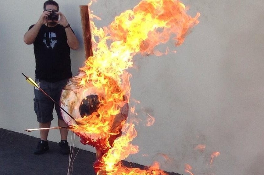 Image for Tony Hawk studio Neversoft bids farewell, burns eyeball effigy