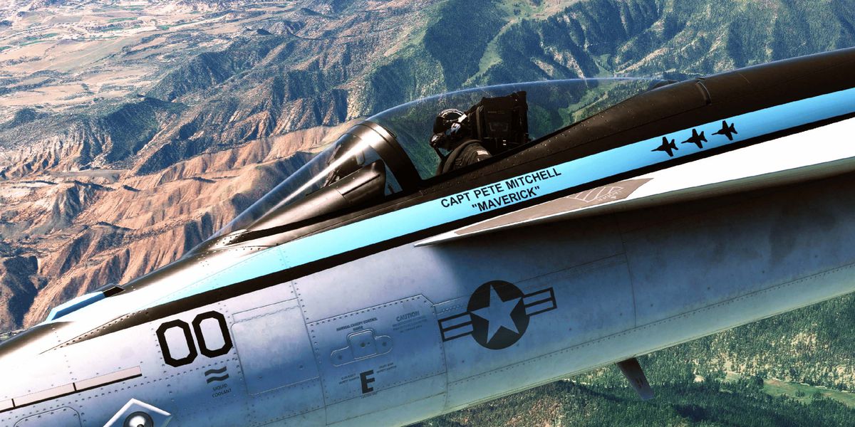 Obrazki dla Być jak Tom Cruise. Microsoft Flight Simulator wkrótce z darmowym dodatkiem Top Gun: Maverick