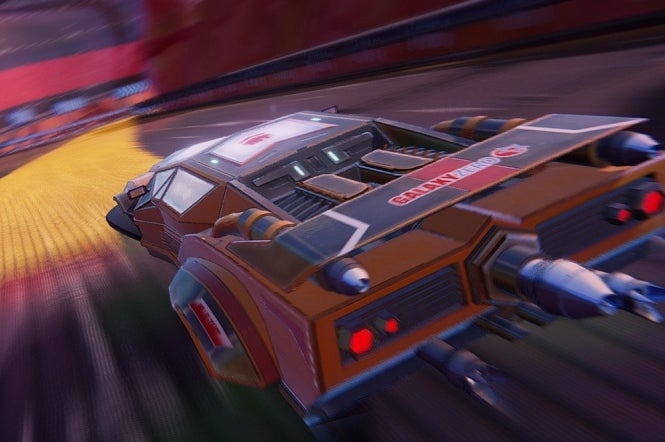 Image for Trailblazers is a co-operative racer where you paint your own boost lanes for victory