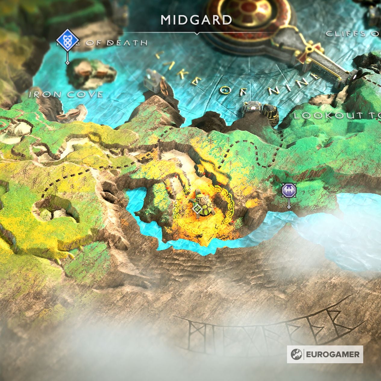 God of War Treasure Map locations   Where to find Don t Blink  Kneel Before God  Island of Light and other Treasure Maps - 25