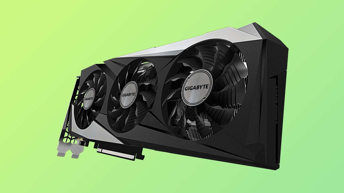 gigabyte rtx 3060 ti graphics card with triple fan design