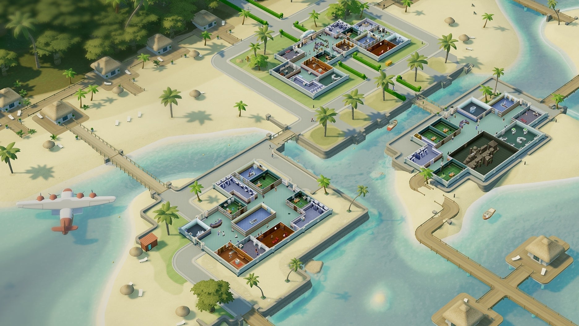 Image for Two Point Hospital is going tropical in new DLC expansion Pebberley Island