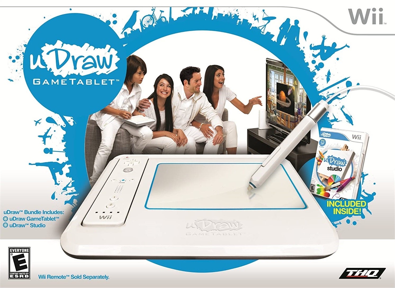 Box for Wii version of THQ's uDraw