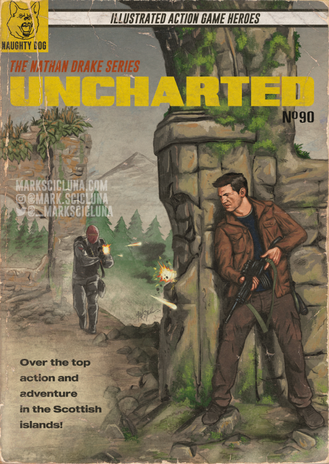 Resident Evil  The Last of Us and God of War given a comic book makeover by Rockstar Games artist - 95