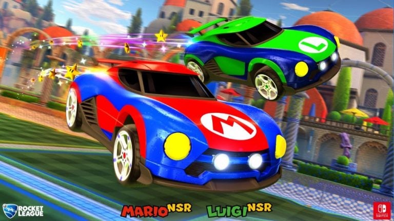 Imagem para Rocket League terá carros de Super Mario e Metroid na Switch