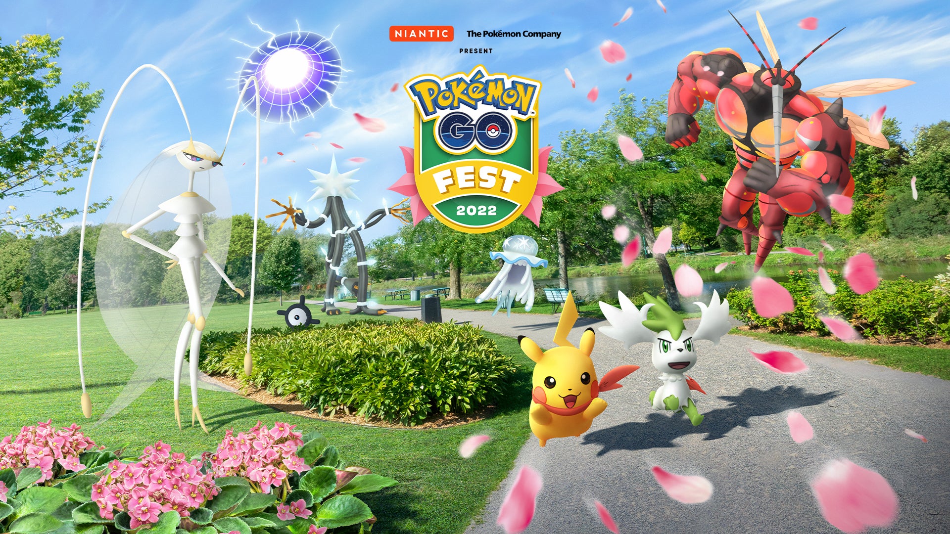 Pokémon Go's summer finale event artwork.