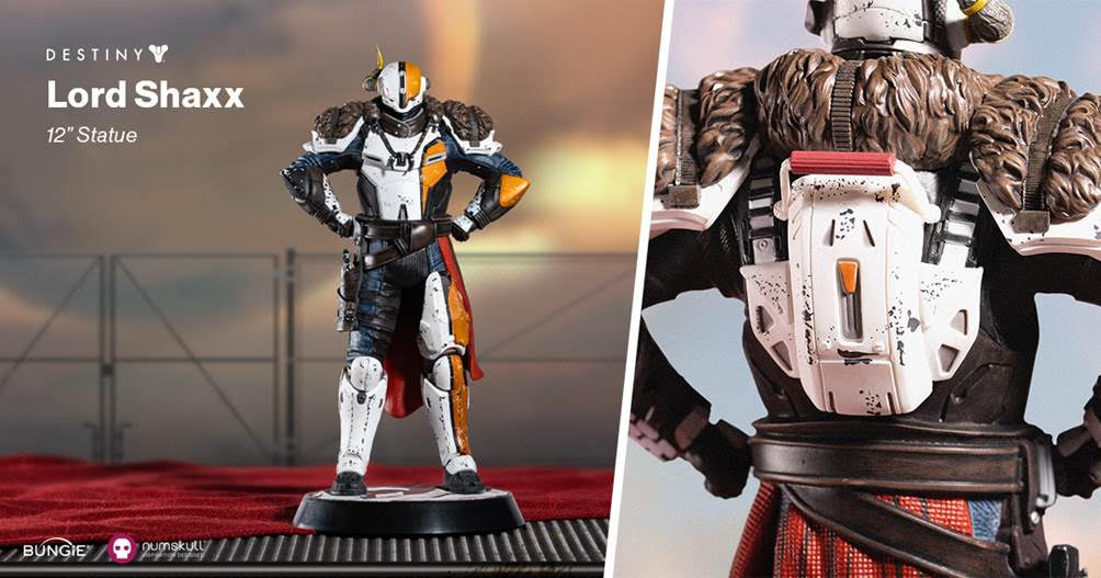 lord shaxx numskull statue