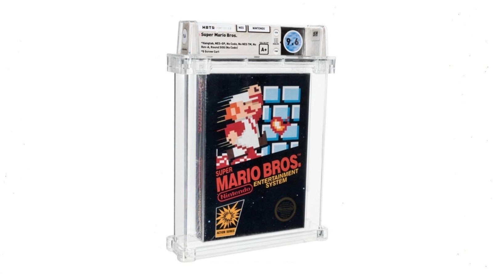 Imagen para Una copia nueva y sin abrir de Super Mario Bros. bate récords al venderse por 660.000 dólares