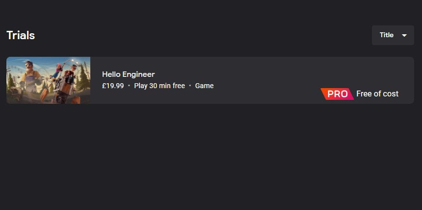 Stadia testing time limited demos - 92