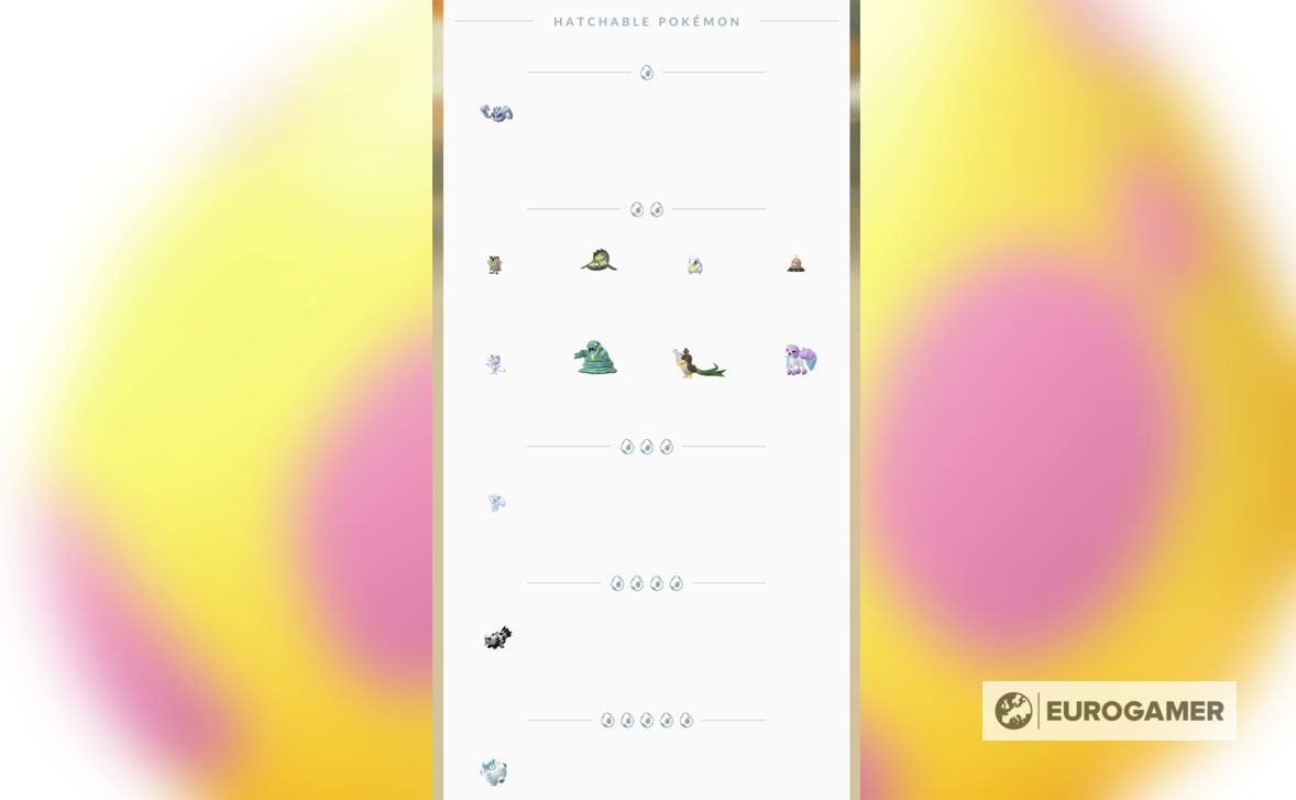 Pok mon Go now shows possible contents of its loot box style eggs - 16