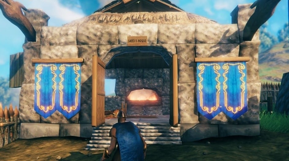 Image for Valheim building guide: How to build a house, chimney building and unlock stone buildings explained