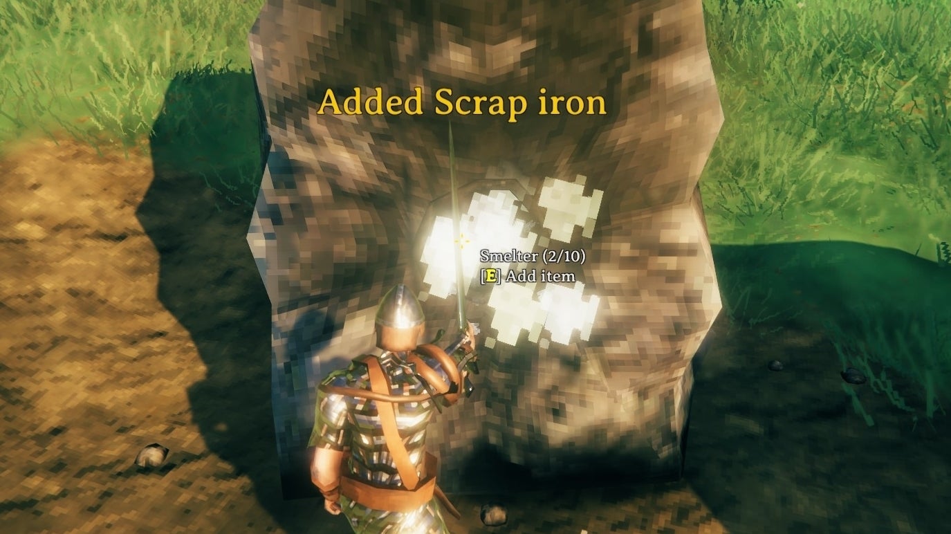 Valheim iron How to find iron locations from muddy scrap piles and smelt iron ore explained