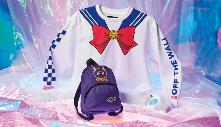 Image for Vans has a Sailor Moon collection, and there's a Luna backpack!