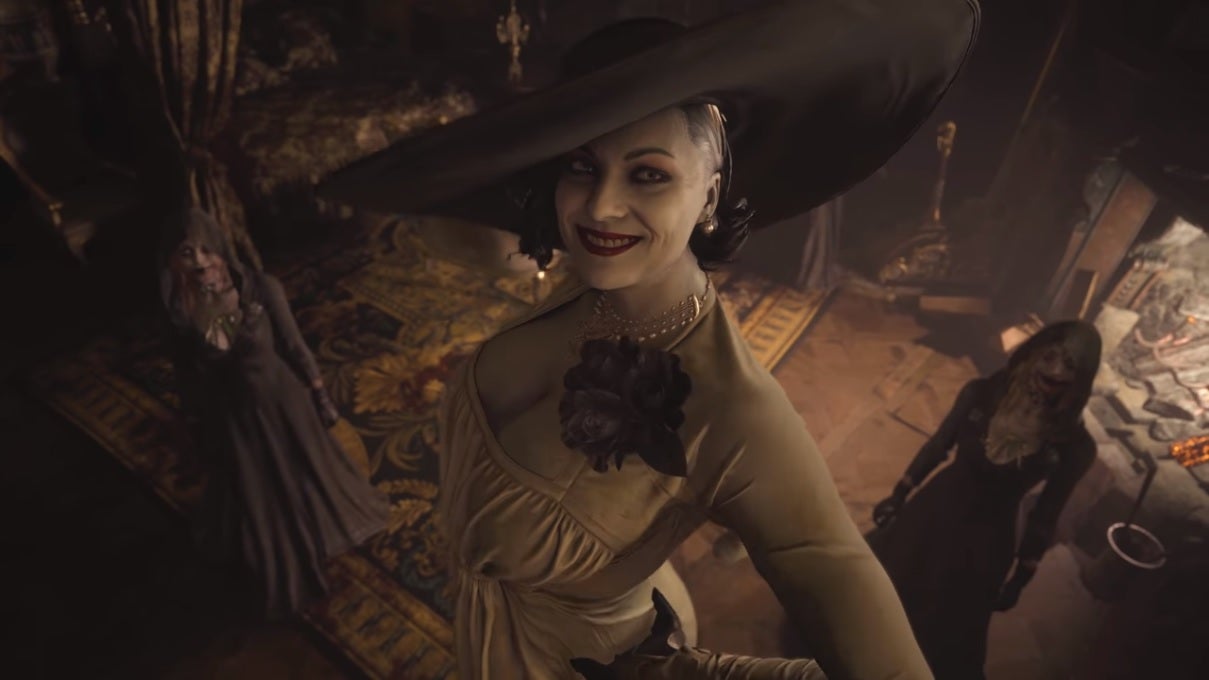 It s official Resident Evil Village s tall vampire lady is 9 6 - 99