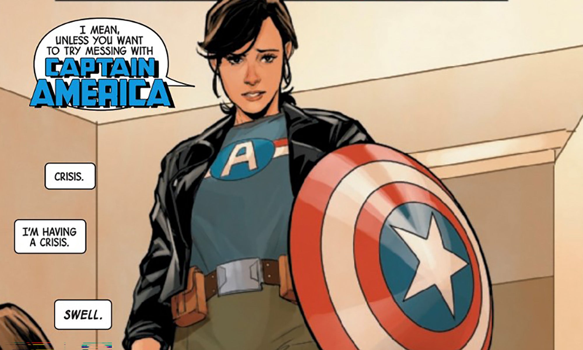Image for Jessica Jones as Captain America: The inside story on Marvel's new Cap from The Variants #1