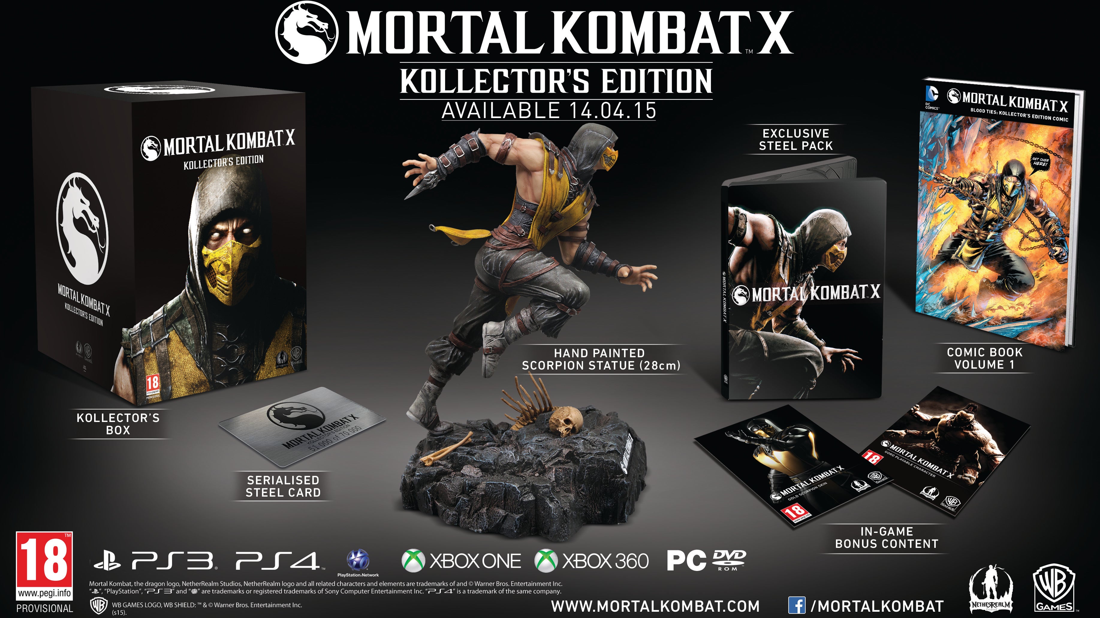 cansado confirmar Correspondiente a Anunciadas las diferentes ediciones especiales de Mortal Kombat X |  Eurogamer.es