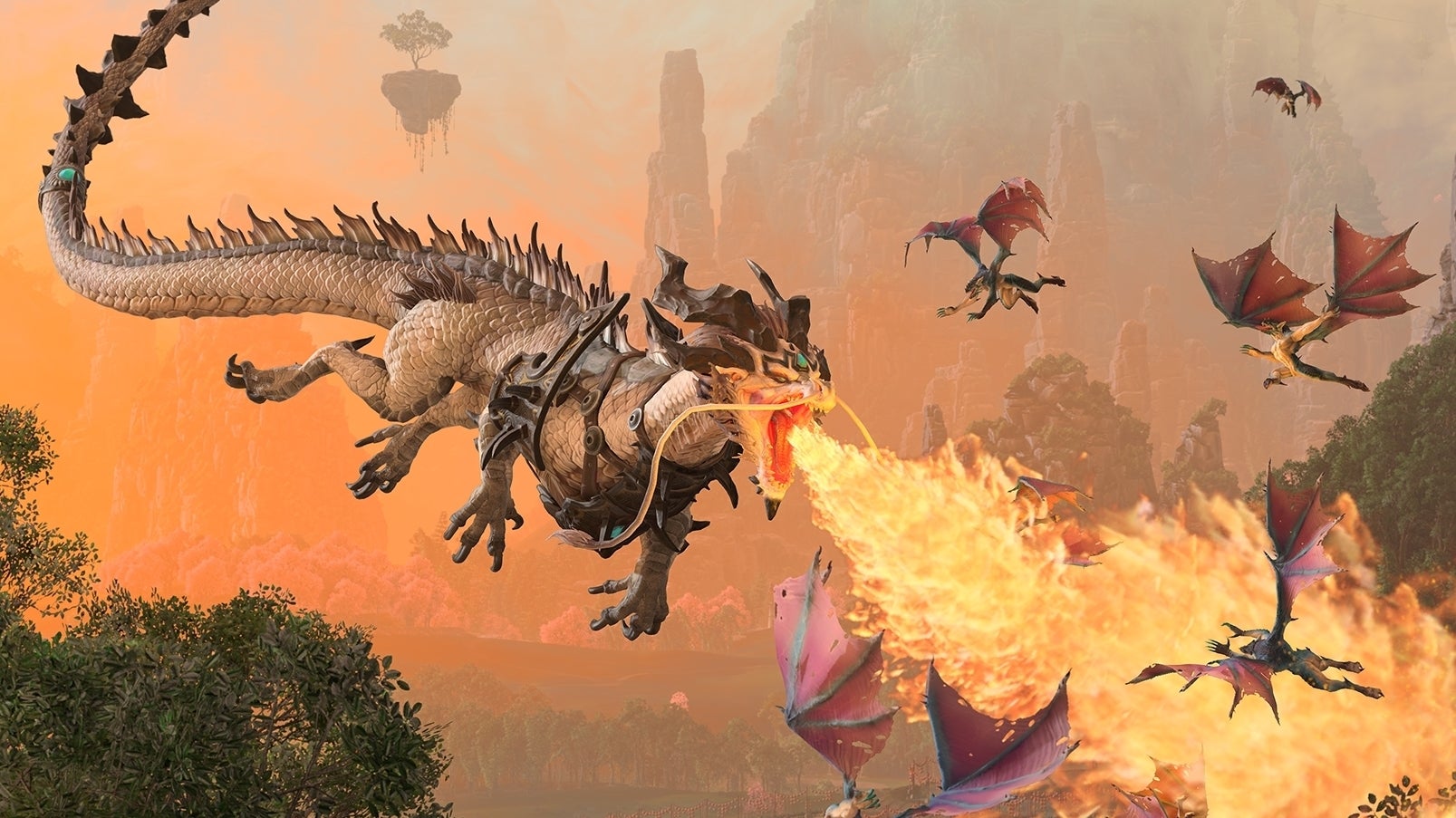 Image for Velká Kataj s draky z Total War Warhammer 3 přiblížena