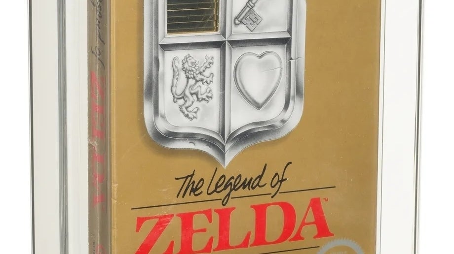 Afbeeldingen van Verzegeld NES-exemplaar van The Legend of Zelda verkocht voor $870.000