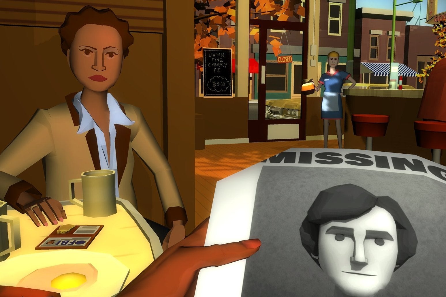 Image for Virginia is a first-person interactive drama inspired by Twin Peaks and X-Files