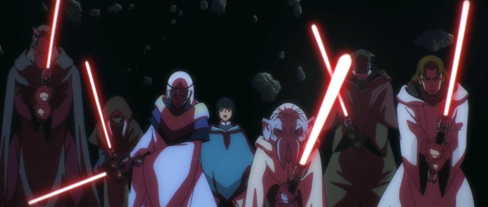 Still image form animated Star Wars show Visions