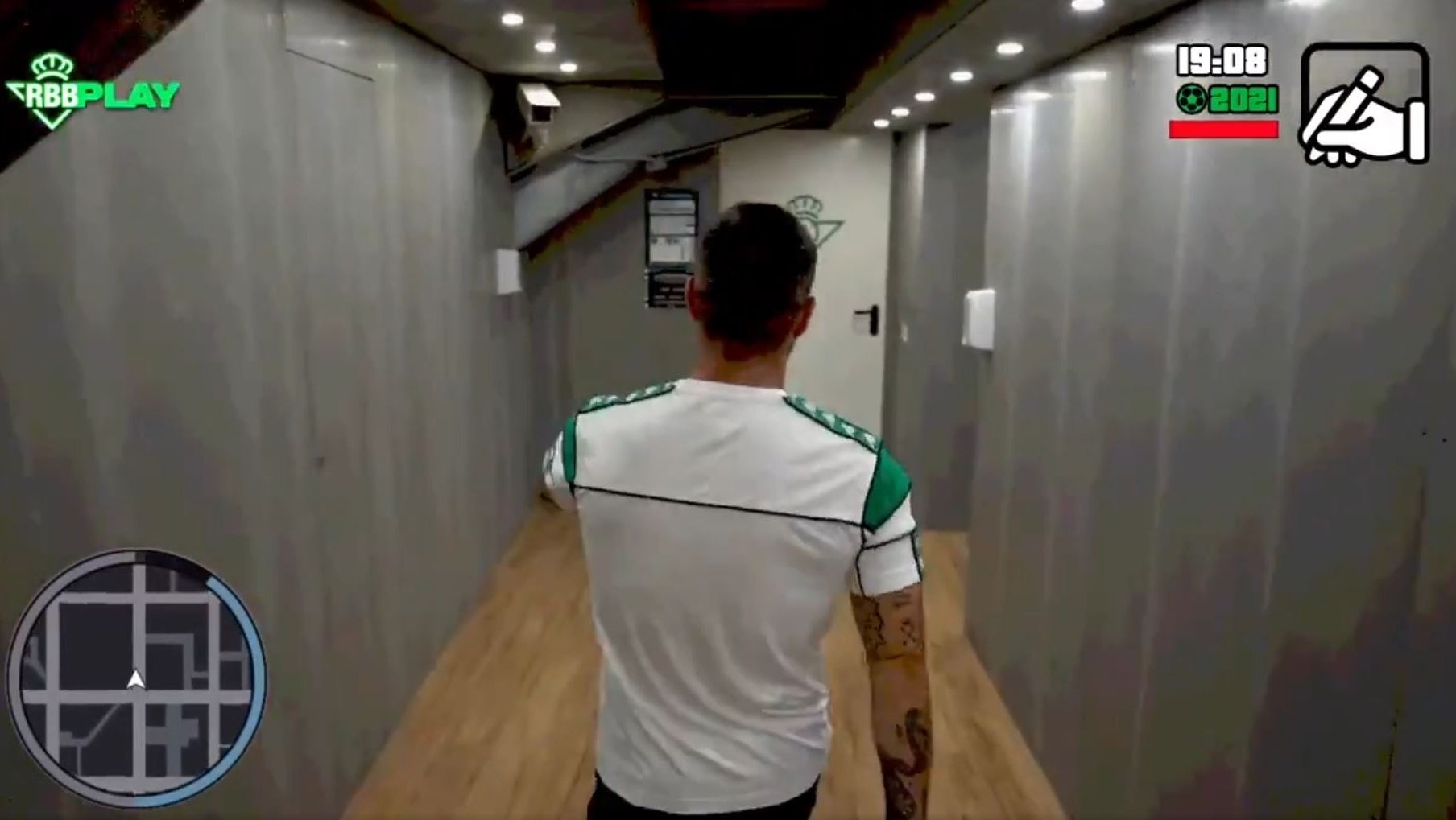 Afbeeldingen van Voetbalclub Real Betis kondigt nieuwe speler aan met GTA 4-parodie