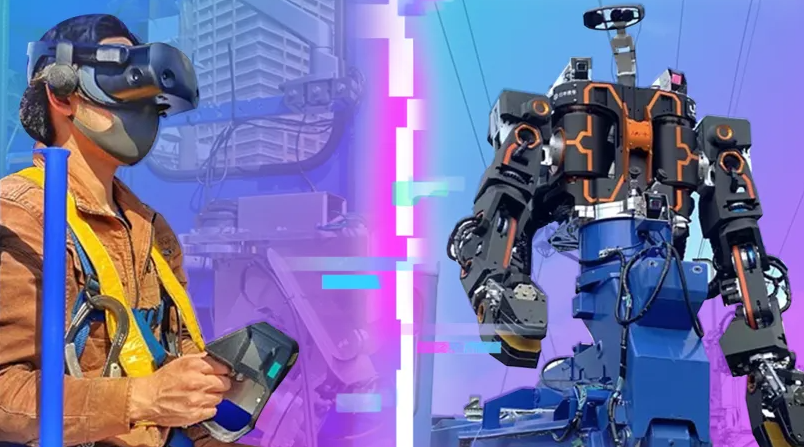 Immagine di VR la fantascienza è qui? In Giappone un gigantesco robot aiuta a costruire le ferrovie