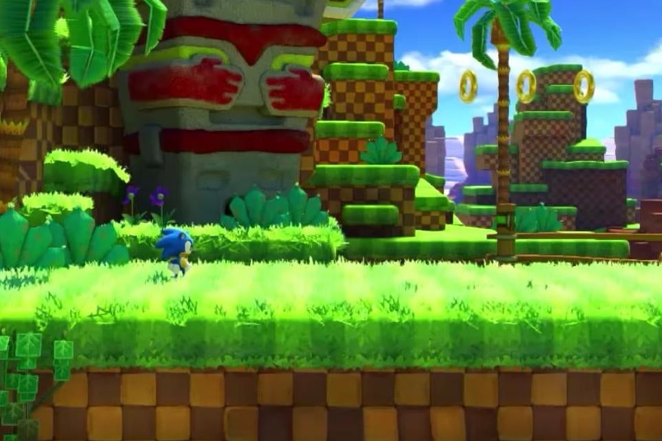 Image for See Sonic Forces' side-scrolling sections in action