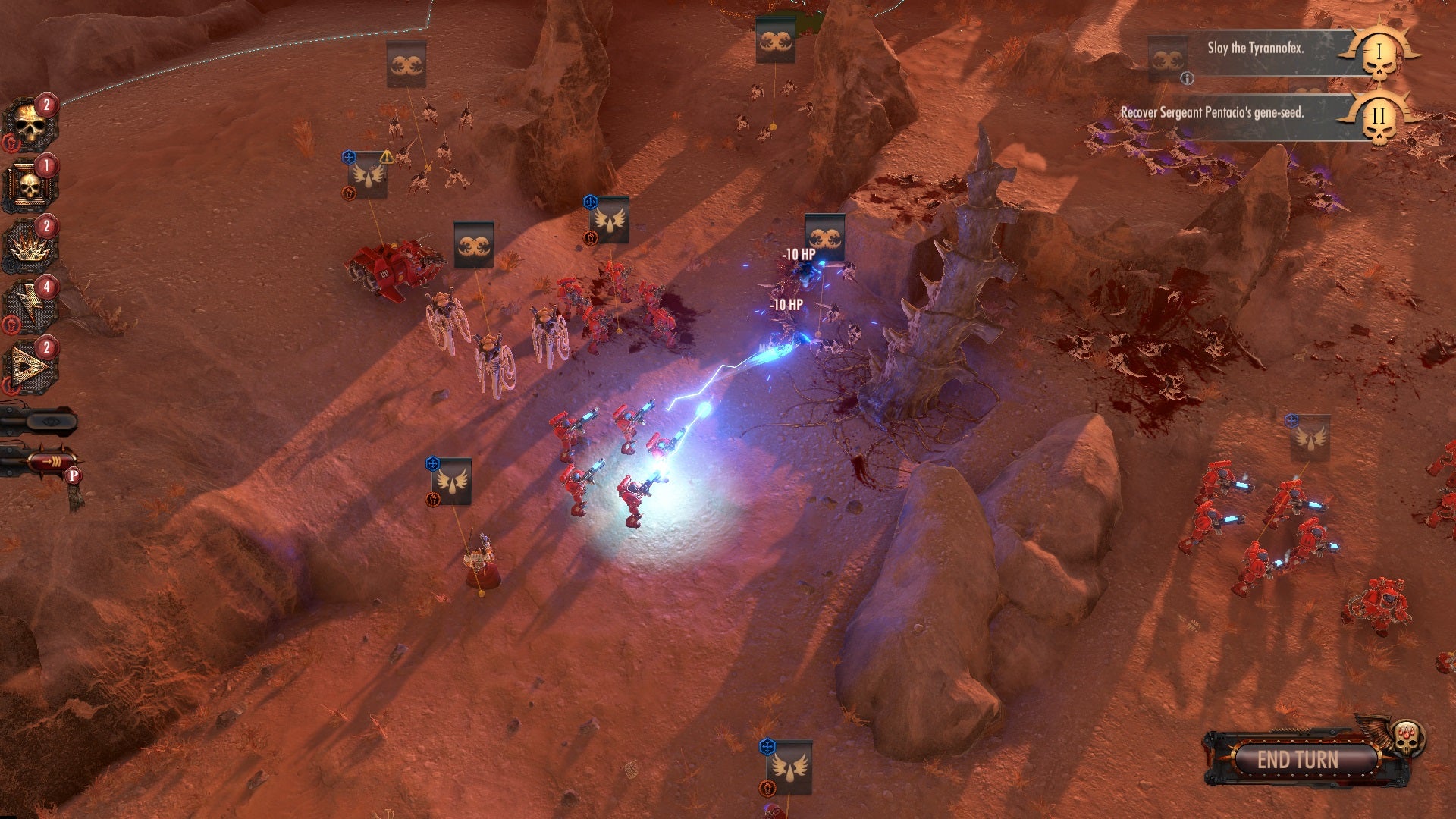 Warhammer 40 000 Battlesector is a turn based strategy game from the developer of Battlestar Galactica Deadlock - 55