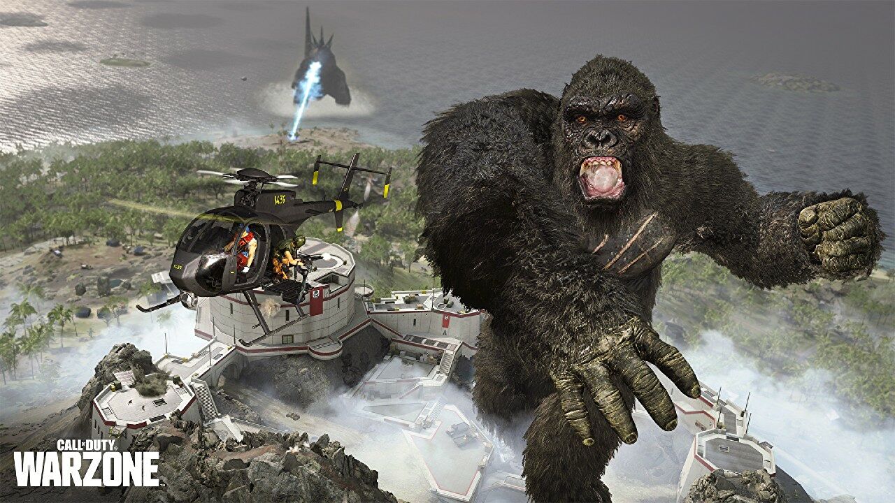 Immagine di Call of Duty Warzone permette di guadagnare una marea di punti esperienza colpendo i testicoli di King Kong!